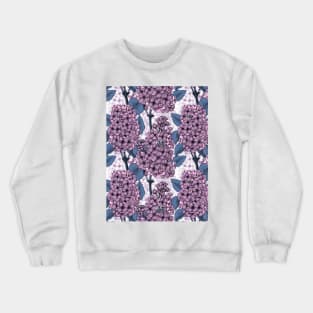 Lilac in violet and blue Crewneck Sweatshirt